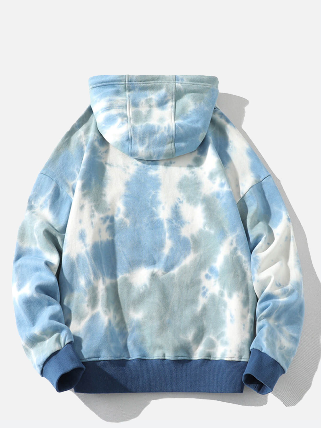 Stylish Irregular Tie Dye Printed Hoodie