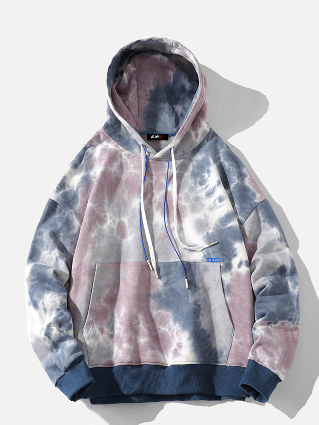 Stylish Irregular Tie Dye Printed Hoodie