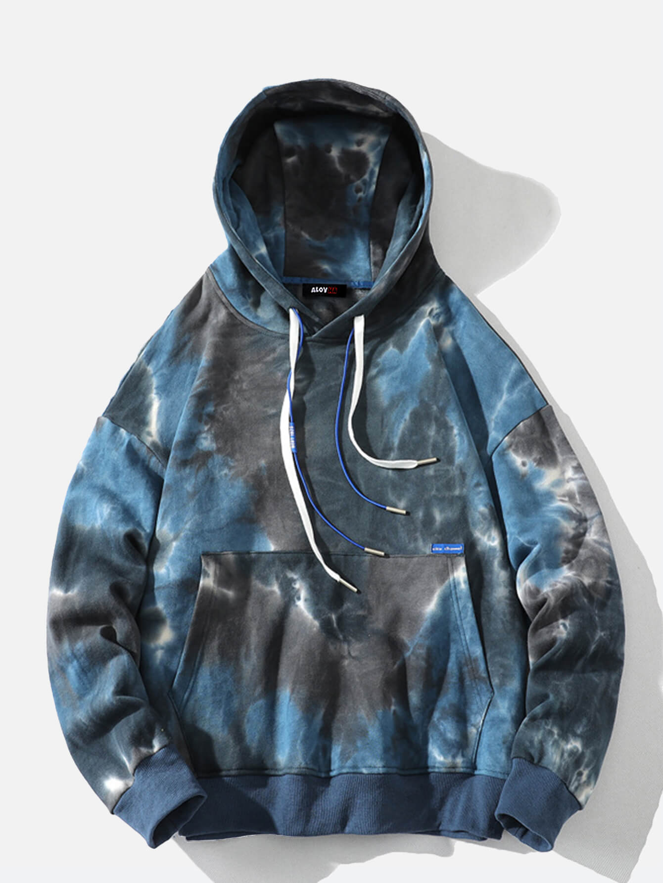 Stylish Irregular Tie Dye Printed Hoodie