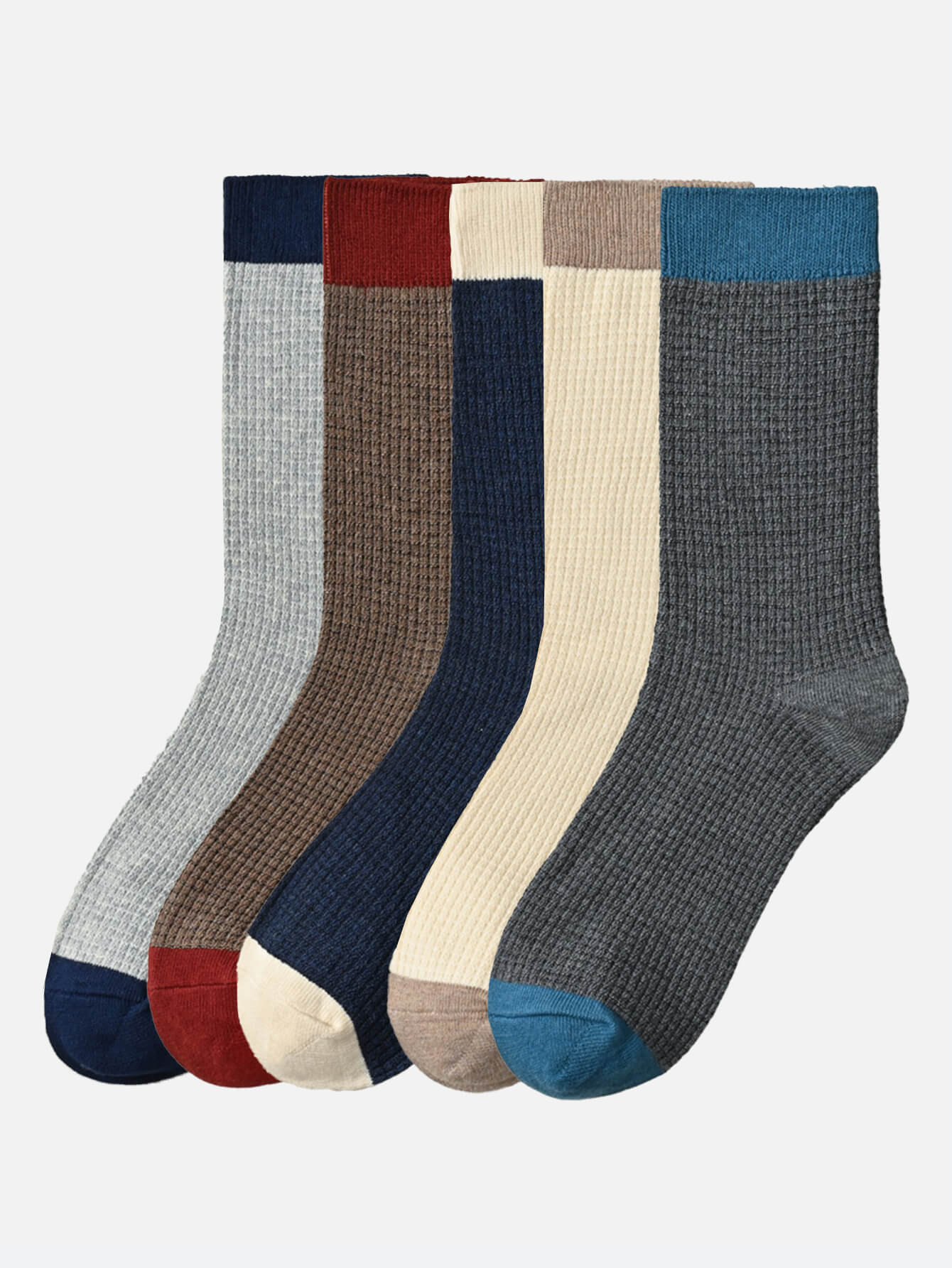 Stylish Patchwork Wear-Resistant Cotton Socks