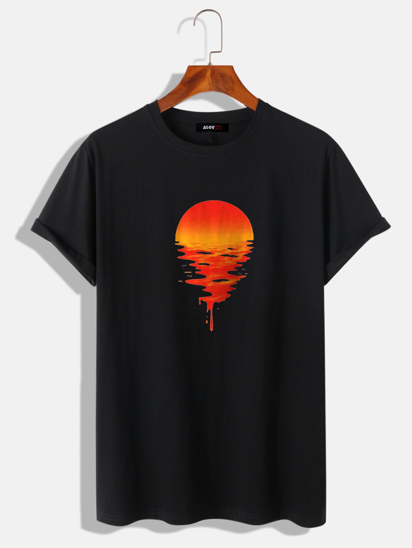 Sunrise Sun Print Cotton T-shirt