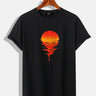 Sunrise Sun Print Cotton T-shirt