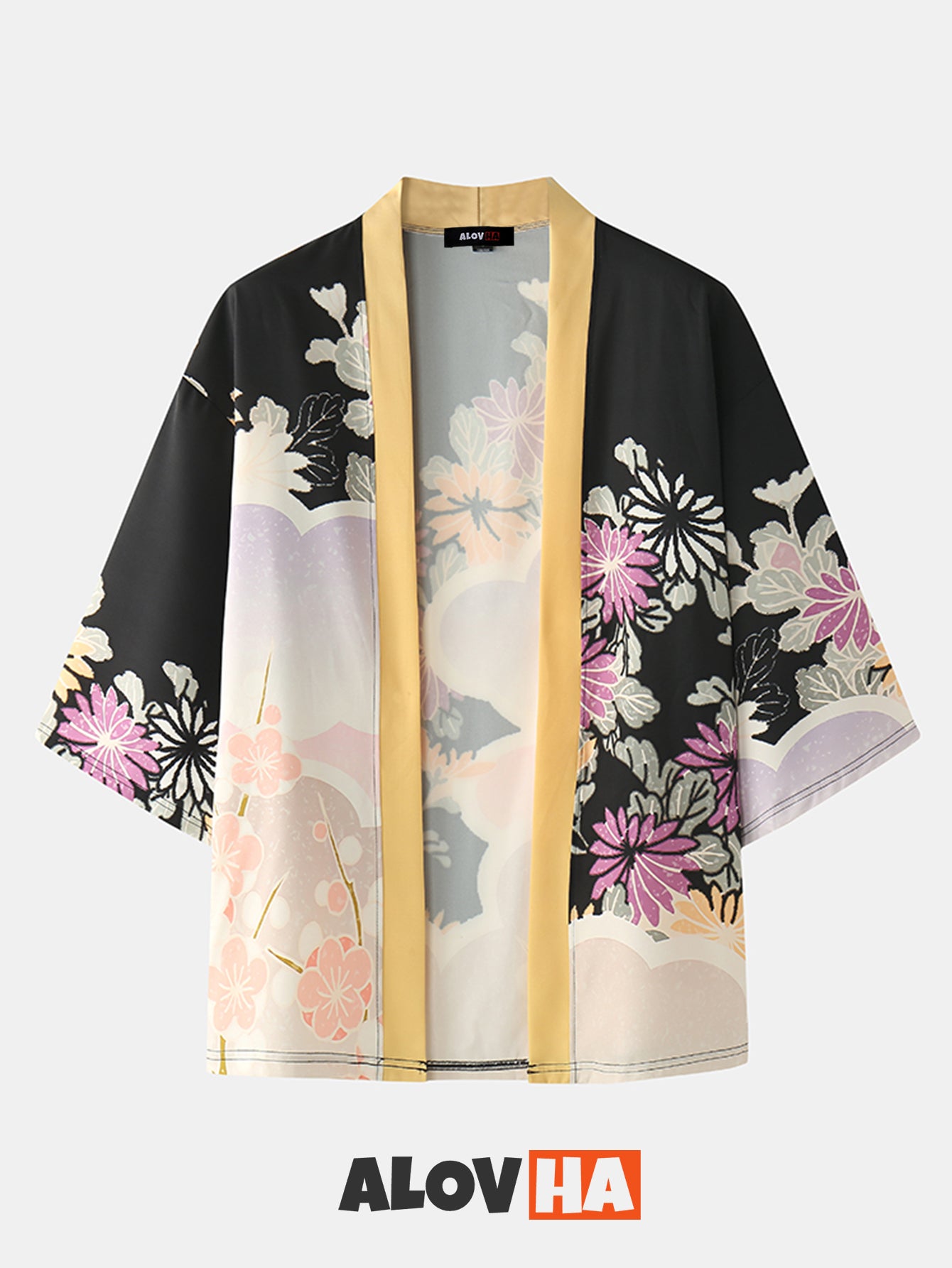 Two Sets Of Flower Pattern Kimonos