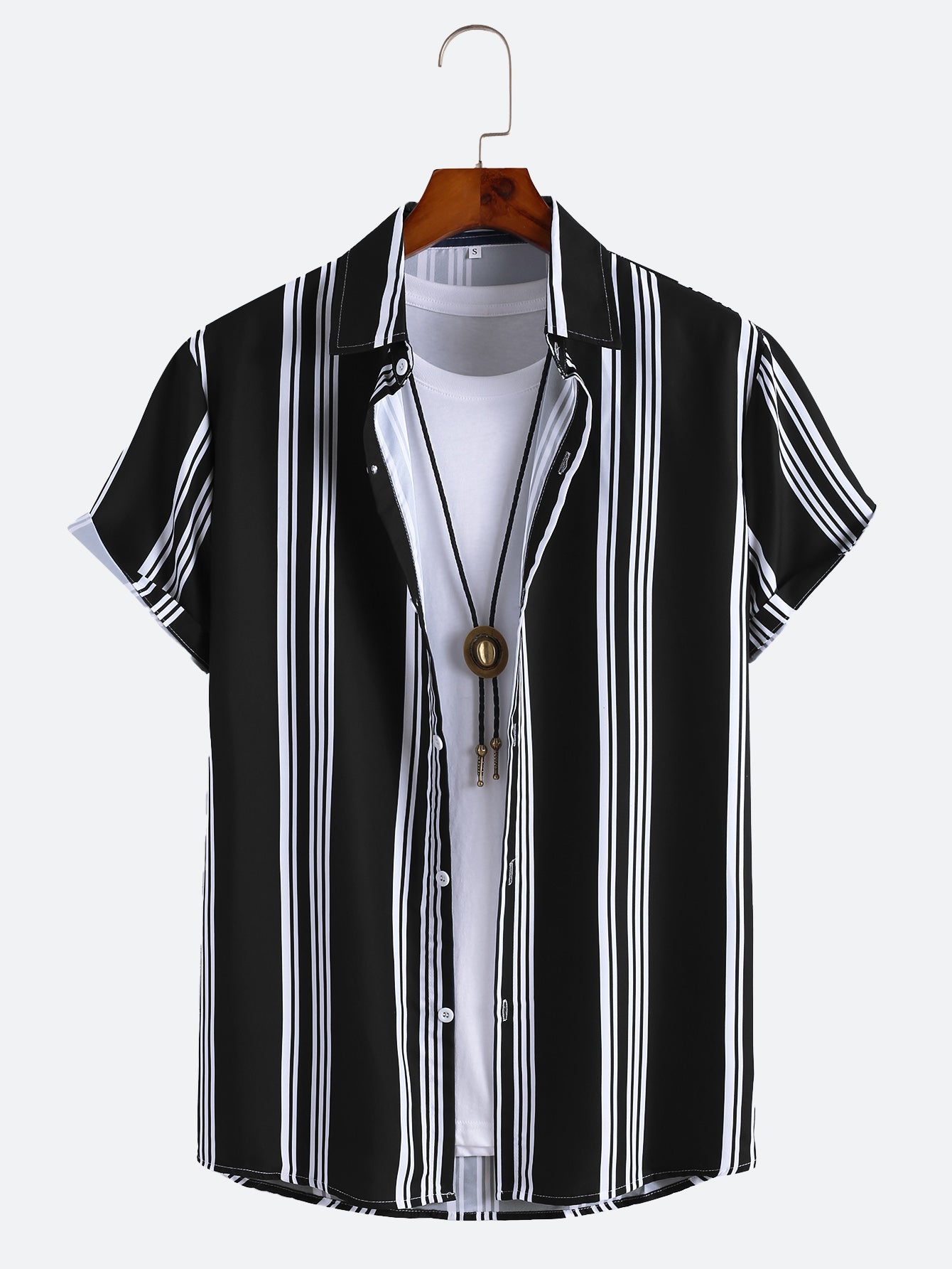 Vintage Casual Striped Shirt