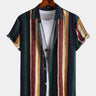 Vintage Colors Striped Shirt