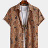 Vintage Ethnic Paisley Print Shirt