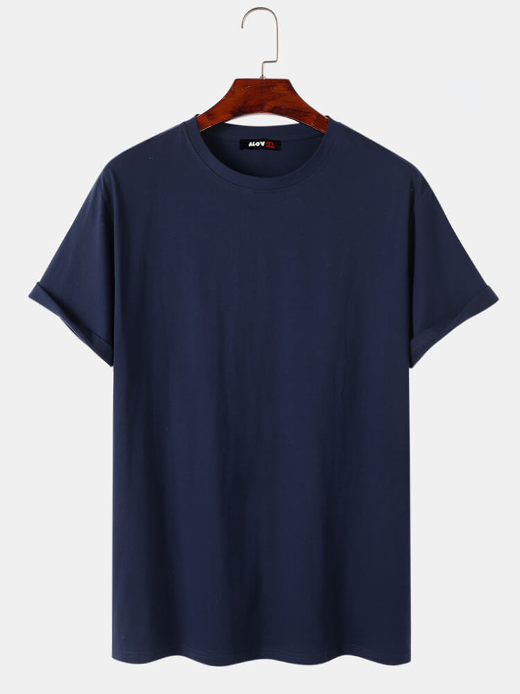 100% Cotton Solid T-shirt