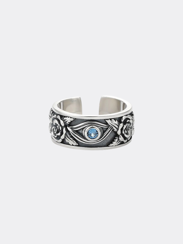 Eye of God Horus Open Ring