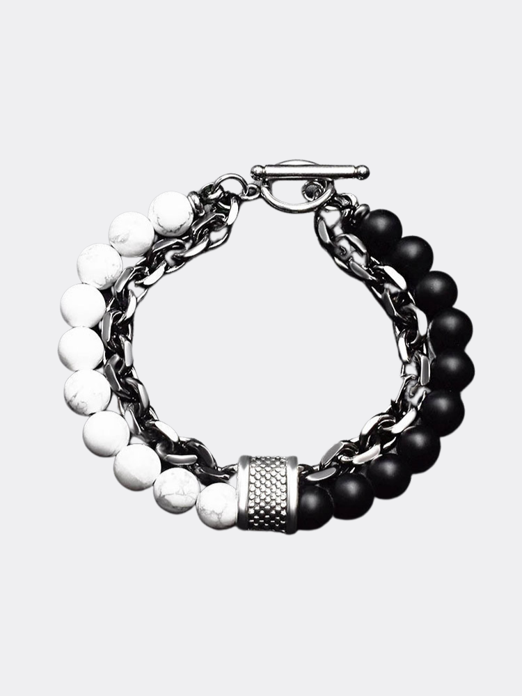 Beaded Alloy Bracelet