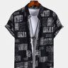 Abstract Ink Mosaic Shirt