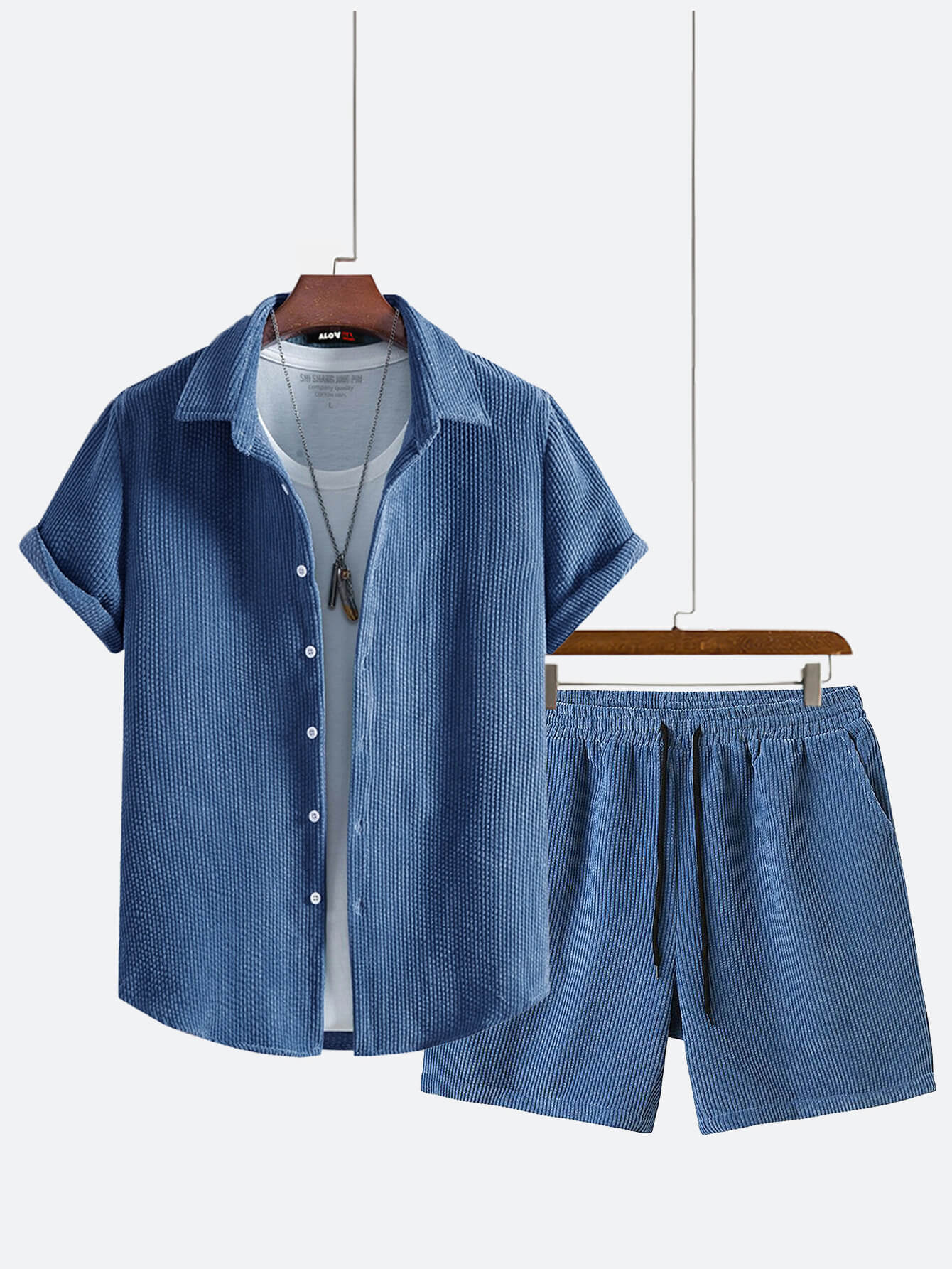 Basic Corduroy Two-Piece Set