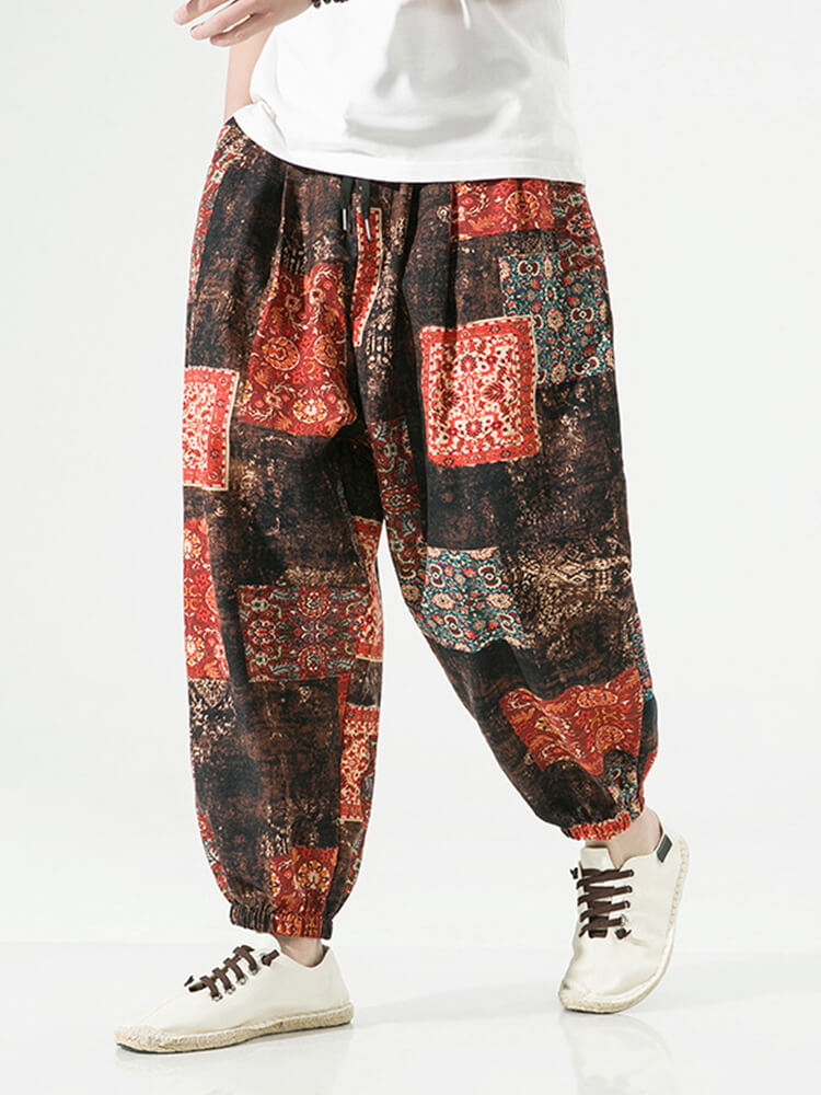 Ethnic Style Lantern Pants