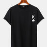 Poker Print Cotton T-Shirt