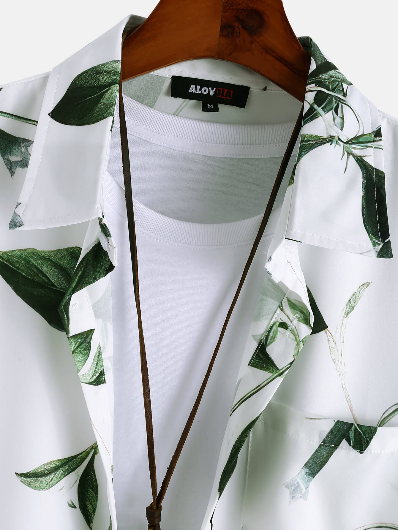 Holiday Leaves Print Shirt