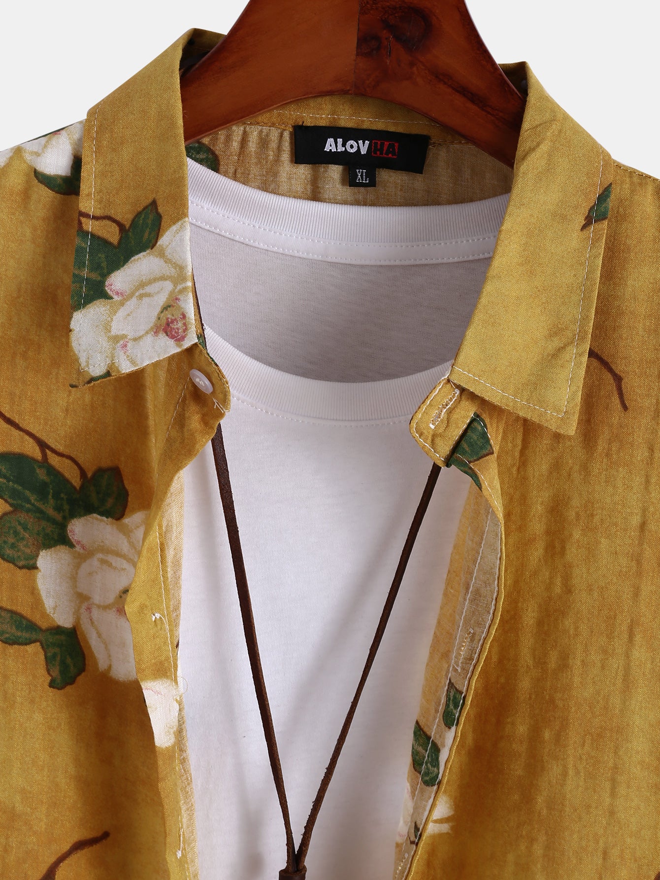 Chemise Aloha à fleurs élégantes