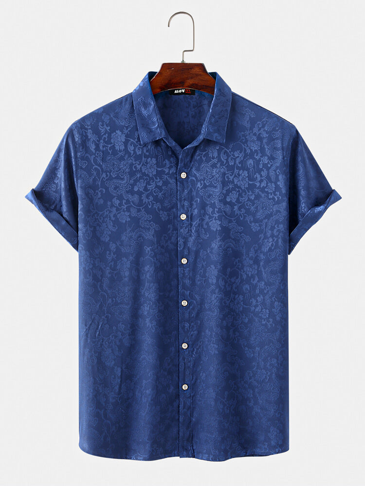 Jacquard Leaf Shirt