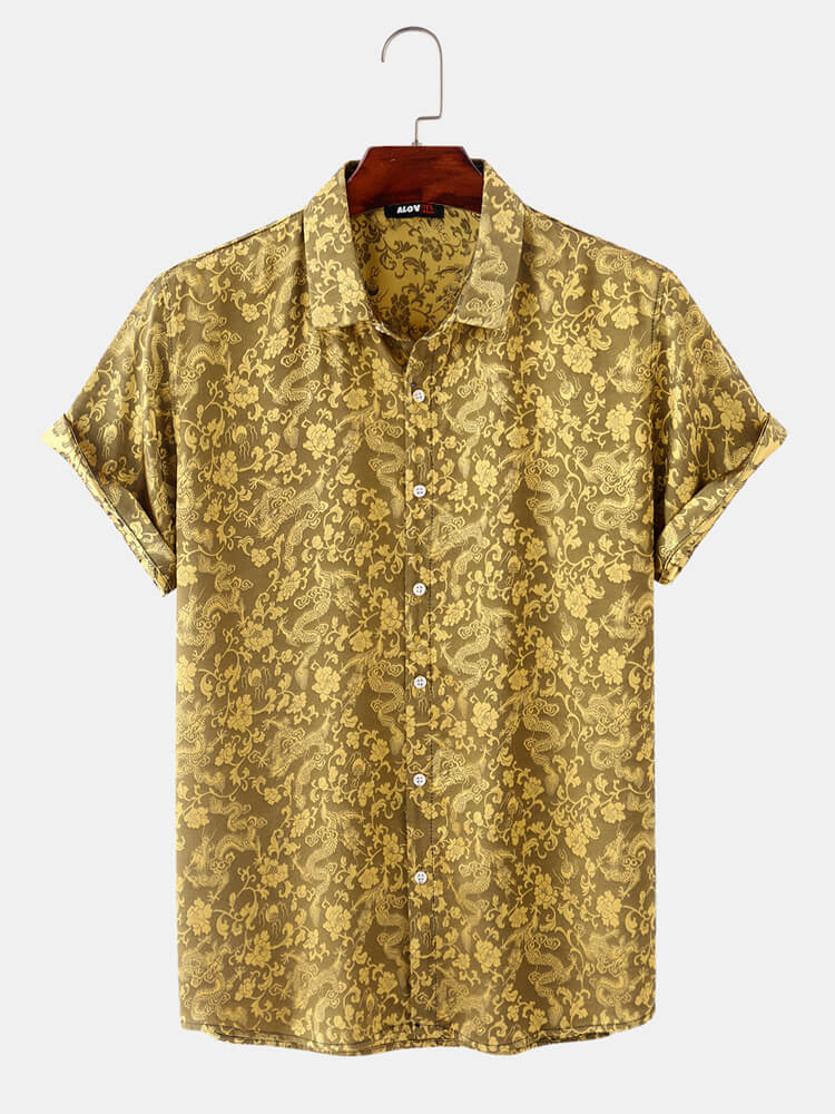 Jacquard Leaf Shirt