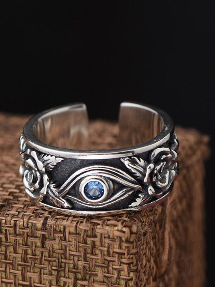 Eye of God Horus Open Ring