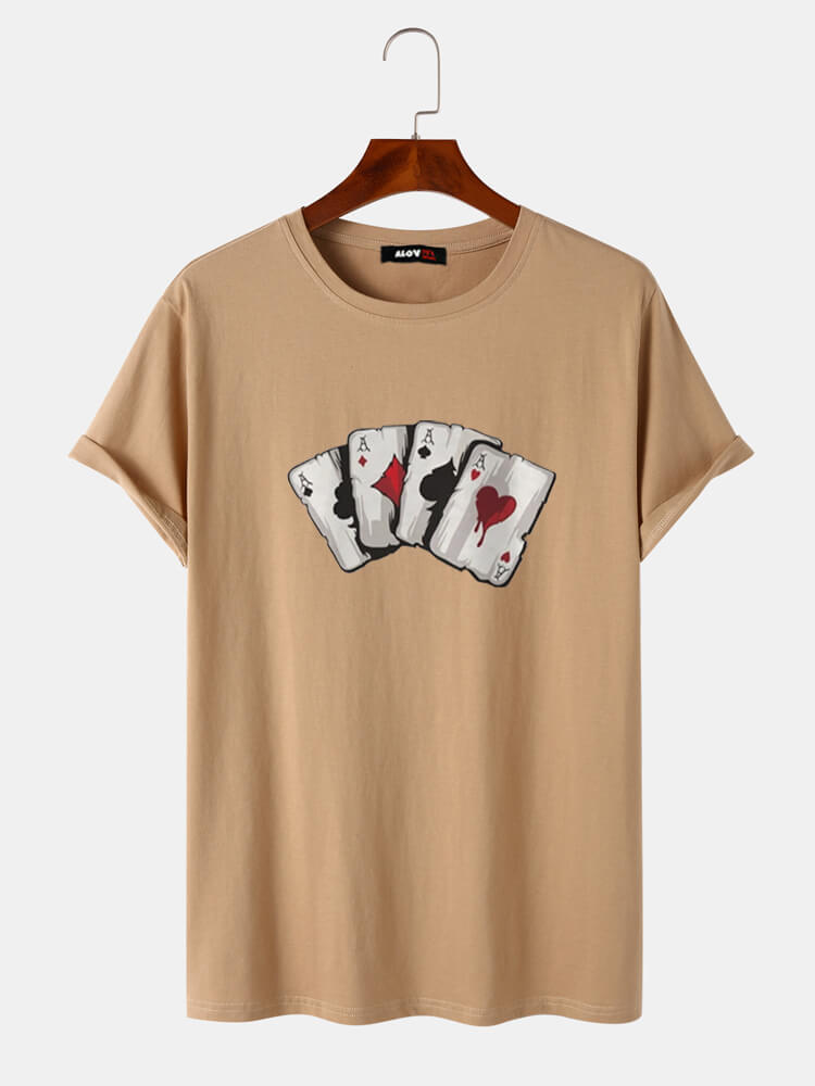 Playing Cards Cotton T-Shirt