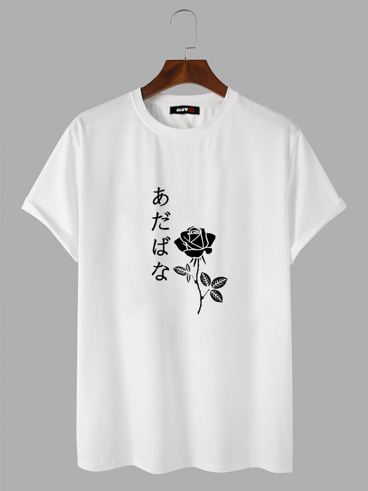 Rose Style Cotton T-Shirt