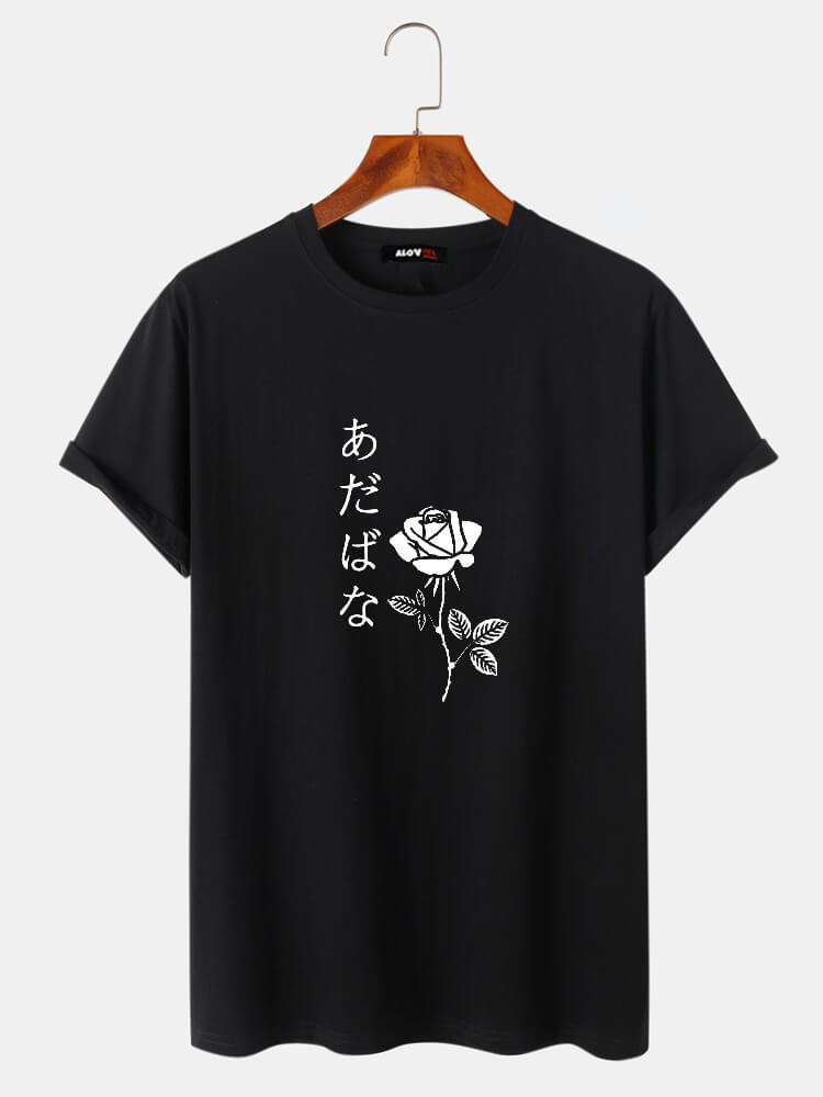 Rose Style Cotton T-Shirt