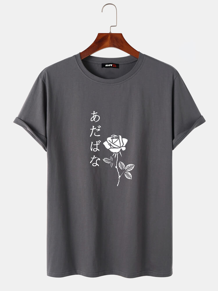 Rose Style Cotton T-Shirt