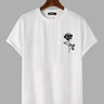 Rose Print Cotton T-Shirt