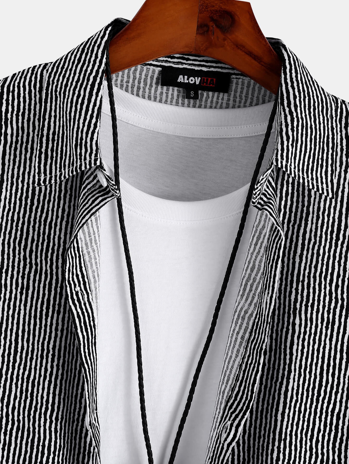 Striped Lapel Shirt